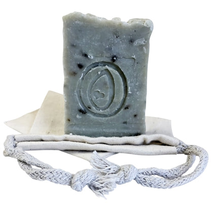 Natural Handmade Soap - Lavender with Lavender Botanicals and Kaolin Clay