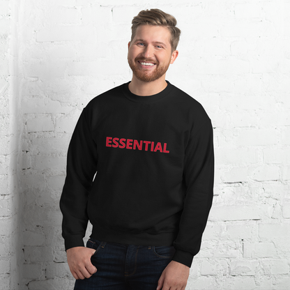 Unisex Classic Sweatshirt, Double-Blend Preshrunk 50% Cotton and 50%Polyester, Sizes S to 5XL